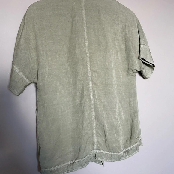 Kenneth Cole  Reaction Linen Blend Double Breasted Jacket Blazer Sz S - Picture 12 of 12